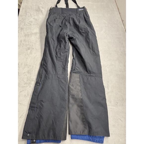 Patagonia Pants Womens 10 Black Snow Ski Waterproof Shell Suspenders Outdoor - Picture 9 of 12